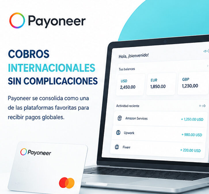 Payoneer Se Consolida Como Una de las Plataformas Favoritas Para Cobros Internacionales