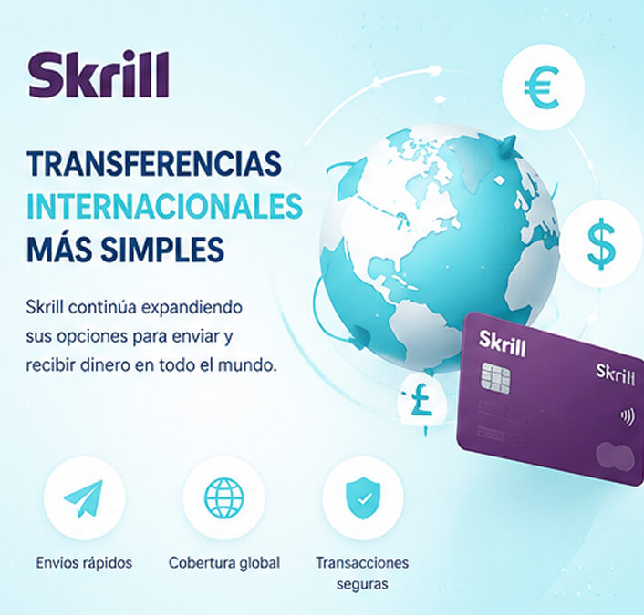Skrill Continúa Expandiendo Sus Opciones de Transferencias Internacionales